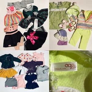 Large Lot of 27 Doll OG Clothes
